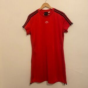 Adidas x Alexander Wang collab Red T-Shirt Dress